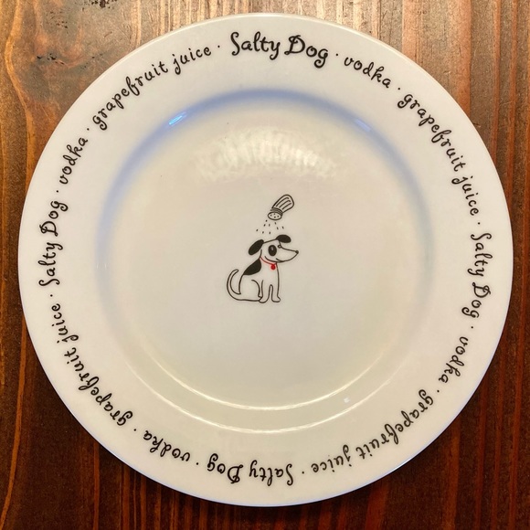 Pottery Barn Bar Lingo Plate Set - Picture 5 of 11